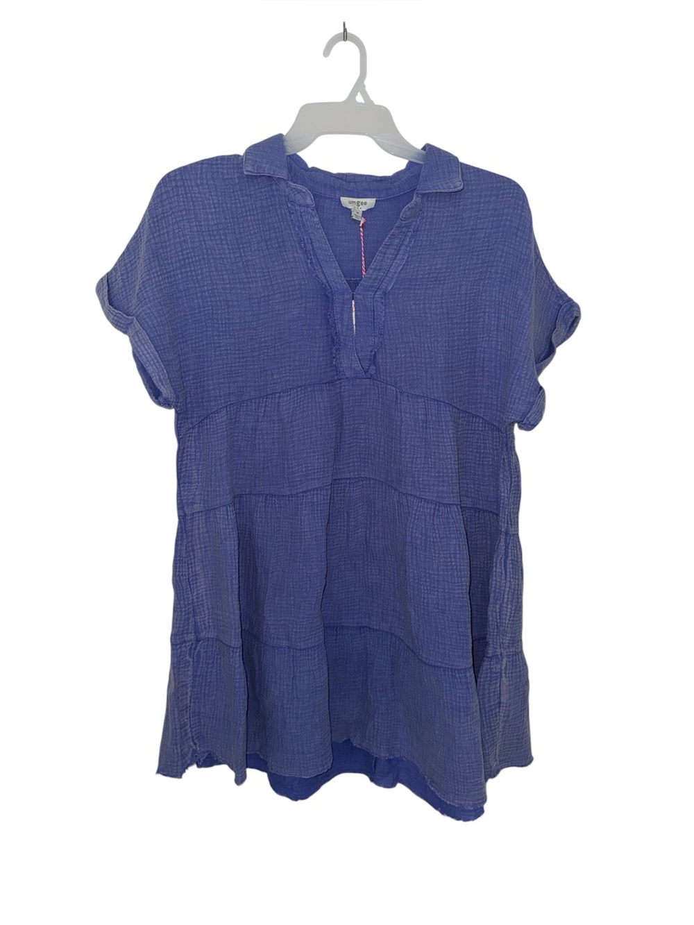 UMGEE Cotton Tiered Oversized Dress